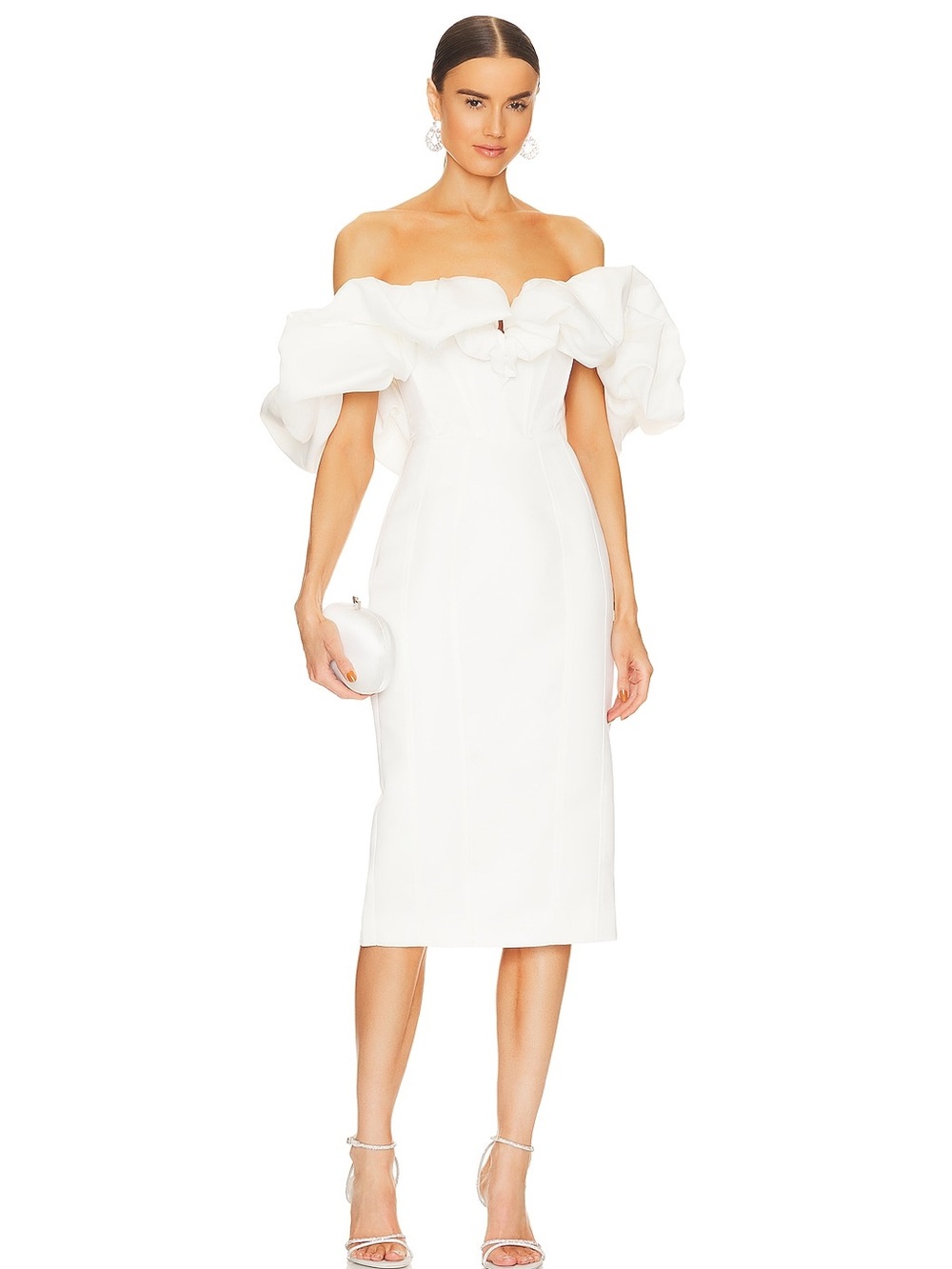 NWT LINE & DOT Samara Dress Off White Small